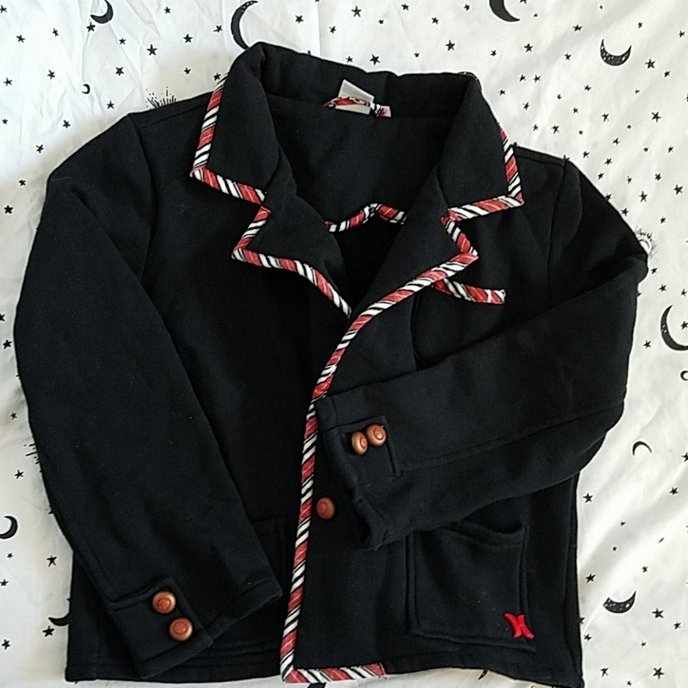 Hurley Cropped Navy Blazer